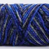 Hilo de chenilla brillante de tres cabos para tejer a crochet zapatos, hilo de lana grueso para tejer suéteres, bufandas y sombreros