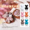Liga de Zinco Fofa Desenho Animado Joias para Nail Art Cor Popular da Internet Tinta Spray Urso Coelho Rosa Decoração de Nail Art Acessórios