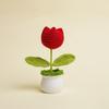 Girassol Acabado Planta em vaso Tecido à mão Buquê de flores Terminado Flor Eterna Dia dos Professores Dia das Crianças Presente Mercado Noturno Stall