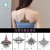 Cross-border novo impermeável peito tatuagem adesivo original grande figura sexy flor braço tatuagem adesivo descartável tatuagem adesivo
