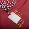 Ping An Sem incidente pingente de marca pingente pingente imitação jade branco pingente de colar corrente de suéter masculino e feminino pingente de produto cênico
