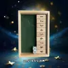 Juego de Mesa Digital de Cartas Volteables de Madera de Cuatro Caras para Adultos y Niños, Juguete para Aliviar el Estrés para Bares Ktv, Entretenimiento de Fiestas y Juegos de Beber