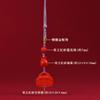 Venta al por mayor Natural Alto Contenido Cinabrio Original Arena Roja Amuleto de la Suerte Colgante Candado de la Suerte Llavero Colgante para Bolso Joyería