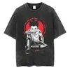 Camiseta Estampada Gráfica de Anime para Hombre Hip Hop Streetwear Vintage T-