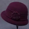 Gorro tejido para mujeres de mediana edad y mayores, otoño e invierno, estilo abuela, cálido y con forro de polar, adecuado para madres y personas mayores