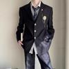 Traje Insignia Uniforme Dk Estilo Japonés Universitario para Hombre Primavera y Otoño Nuevo Blazer Escolar Casual Elegante de Alta Gama