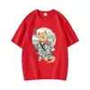 Camiseta de Manga Corta de Color Sólido Estampado Cómoda y Transpirable Mismo Estilo para Hombres y Mujeres Tendencia de Verano Algodón Puro Cuello Redondo Pulóver Directo de Fábrica
