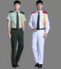 Fantasia de caixa de guerra com faixa fantasia de hasteador de bandeira fantasia de banda militar de verão com mangas compridas e curtas fantasia de coro masculino e feminino Adulto