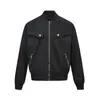 Jaqueta Harrington Curta Marrom Cleanfit Estilo Retro Americano Jaqueta de Trabalho Marca Tendência Masculina Uniforme de Piloto Baseball