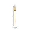 Vajilla de acero inoxidable portugués mate transfronterizo de Amazon, cuchillo, tenedor, cuchara, cuchara de postre, tenedor, 24 piezas