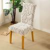Funda elástica de chenilla para silla al por mayor funda para taburete conjoined anti-manchas hotel hogar sensación de alta gama funda gruesa para silla de comedor en stock