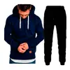 . Novo Top Masculino Liso para Fitness ao Ar Livre, Lazer, Esportes, Suéter Pulôver Conjunto de Tops Masculinos