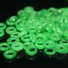 Transmissão ao Vivo Popular Contas da Corte Estilo Antigo Dinastia Qing, Acessório de Dez Oito Contas, Anel de Puxar Jade Verde Seco, Anel Redondo 8mm 10mm
