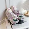Zapatos Infantiles Retro de Bloques de Color Malla de Huella de Gato 2026 Zapatos Casuales Unisex para Niños Modernos Transpirables Zapatos Deportivos Escolares para Niños
