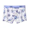 Calzoncillos Boxer de Seda Helada Finos y Frescos para Niños, Shorts Transpirables de Dibujos Animados para Niños Mayores