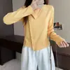 Camiseta base de manga larga gruesa y cálida 2026 para mujer, talla grande, con cinturón en la cintura, moderna, adelgazante, versátil, rejuvenecedora, que favorece la figura