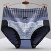 Nueva ropa interior de cintura alta para mujer, con grafeno, antibacteriano, entrepierna, encaje sexy, adelgazante, pantalones de cintura alta, ropa interior para mujer