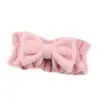 Celebridade da Internet Coelho Beibei Veludo a Vapor Aba Larga Folha de Lótus Laço Headband Lavagem de Rosto Maquiagem Headband Headband Acessórios de Cabelo para Mulheres