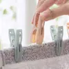 Clipes Plásticos Multifuncionais à Prova de Vento para Toalhas Domésticas, Roupas Íntimas e Meias, 30 Peças de Clipes Fixos Fortes e Duráveis