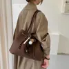 Bolsa Tote Retrô de Luxo Feminina 2026 Nova Tendência Moda Grande Capacidade Bolsa para o Dia a Dia Ombro Mão