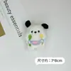 Boneca Cachorro de Pelúcia Fofa Desenho Animado Arroz Seco Cachorro Pacha Broche de Cachorro Pingente de Bolsa Acessórios de Cabelo DIY Sapatos e Meias Acessórios de Roupa