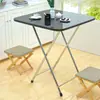 Mesa Dobrável Mesa de Jantar Doméstica Dormitório Quarto Alugado Comer Mesa Retangular Mesa de Escrita Uso para Refeição Bancada Mesa Quadrada Portátil