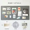 Adesivo de parede de feltro estilo ins quadro de feltro autoadesivo display de trabalhos manuais para sala de aula de jardim de infância quadro de cortiça parede de fotos quadro de avisos