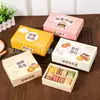 Caja de embalaje personalizada para aperitivos, caja de color plegable, caja de embalaje para hornear pasteles, caja de papel, caja de color para productos horneados