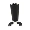 Canto de lençol 17 tábuas liga de alumínio preta conector de ferragem de cama painel de mesa de centro armário reto R arco placa de canto protetora