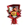 Regalo de Temporada de Graduación Ramo de Girasoles Tejido a Mano con Lana Regalo para Adultos Hombres y Mujeres Regalo para Adultos Regalo de Cumpleaños Producto Terminado