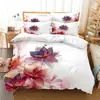 Amazon transfronterizo tres piezas flor de amor impresión digital 3D ropa de cama comercio exterior Fábrica de Textiles para el Hogar al por mayor