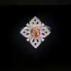 Anillo de Diamante de Alto Carbono con Corte de Flor de Hielo Fresca Europeo y Americano S925 Joyería en Vivo para Mujer Anillo de Diamante de Alta Calidad para Uso Diario