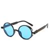 Gafas de Sol Estilo Europeo y Americano 020 Gafas de Sol Gafas de Sol Steampunk Gafas de Sol con Patillas de Resorte Metálicas