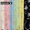 Tela de encaje bordado de mariposa lentejuelas doradas tela bordada con hilo de color vestido de novia vestido de noche falda vestido lolita tela para ropa de muñeca