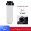 Garrafa de filtro de gordura grande de 20 polegadas Garrafa azul grande Filtro frontal de grande capacidade Filtro de barril de filtro doméstico comercial Garrafa de filtro de 10 polegadas