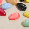 Parche de media cara de acrílico curvado con forma de gota de agua 19x12mm transfronterizo europeo y americano Accesorios para ropa DIY Aretes Venta al por mayor