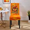 Fundas de silla Temu para Halloween transfronterizas para uso doméstico, fundas de silla de comedor a prueba de polvo con estampados europeos y americanos, fundas de silla de Halloween para decoración de ambiente festivo