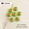 Joyería de Cuentas de Bollo al Vapor de Dibujos Animados Lindos Materiales para DIY Cadena de Teléfono Colgante Accesorios para Pulsera Bolsa de Cuentas Sueltas Colgante