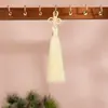 8cm Fleco de Borla de Tres Hojas Accesorios para Joyería DIY Colgante Estilo Antiguo Ropa Bolsita Tejida Borla Pequeña Venta al por Mayor
