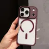 Compatible con Funda Magnética para Teléfono Apple 18 Pro Max Dorada Escudo Ojo de Águila iPhone 16 Metal Lente Cubierta Protectora Transparente