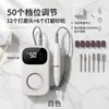 Máquina pulidora y lijadora de uñas de alta velocidad transfronteriza, recargable, para quitar esmalte de uñas, lijadora eléctrica de uñas, herramienta pulidora de superficie de uñas, disponible para envío directo