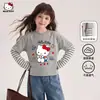 Camiseta de Manga Larga Falsa de Dos Piezas para Niñas Otoño 2026 Nuevo Estilo para Niños Medianos y Grandes Estilo Coreano Top Holgado de Manga Larga