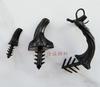 Transfronterizo 4 Tipos de Plástico Negro Marrón Mangos de Calabaza Accesorios de Calabaza Manualidades Accesorios para Bricolaje 4-9.2cm