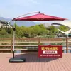 Restaurante Occidental Fábrica Área de Descanso con Sombrilla Exterior Parasol Plegable Audaz Puesto de Sombrillas Grandes Puerta Redonda Hotel Publicidad