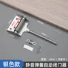 Amortecedor Automático de Mola Espessa, Amortecimento Silencioso, Fechador de Porta Simples e Ajustável, Dobradiça de Porta com Mola Oculta