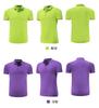 Camisa polo de negocios para grupo, estampado bordado, borde color perla de imitación seda de morera, manga corta, cuello de solapa