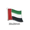 Insígnia de metal com bandeira dos Emirados Árabes Unidos transfronteiriça acessórios de vestuário presentes adesivos para celular fabricantes de origem atacado personalização