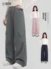 Colección de otoño 2026 para niñas Xiaofei, nuevos pantalones de trabajo de color liso, pantalones casuales versátiles para niños mayores, pantalones de moda para niños