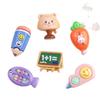 Accesorios de Resina DIY de Dibujos Animados Joyería Aprendizaje Papelería Pegamento en Crema Horquilla Funda para Teléfono Móvil Hebilla para Zapato Colgante Llavero con