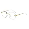 Gafas de Lectura Fotocromáticas Sin Marco Anti Luz Azul para Mujer, Aspecto Natural, Versátiles, Lente Transparente, Protección Ocular de Alta Definición, Gafas de Prescripción